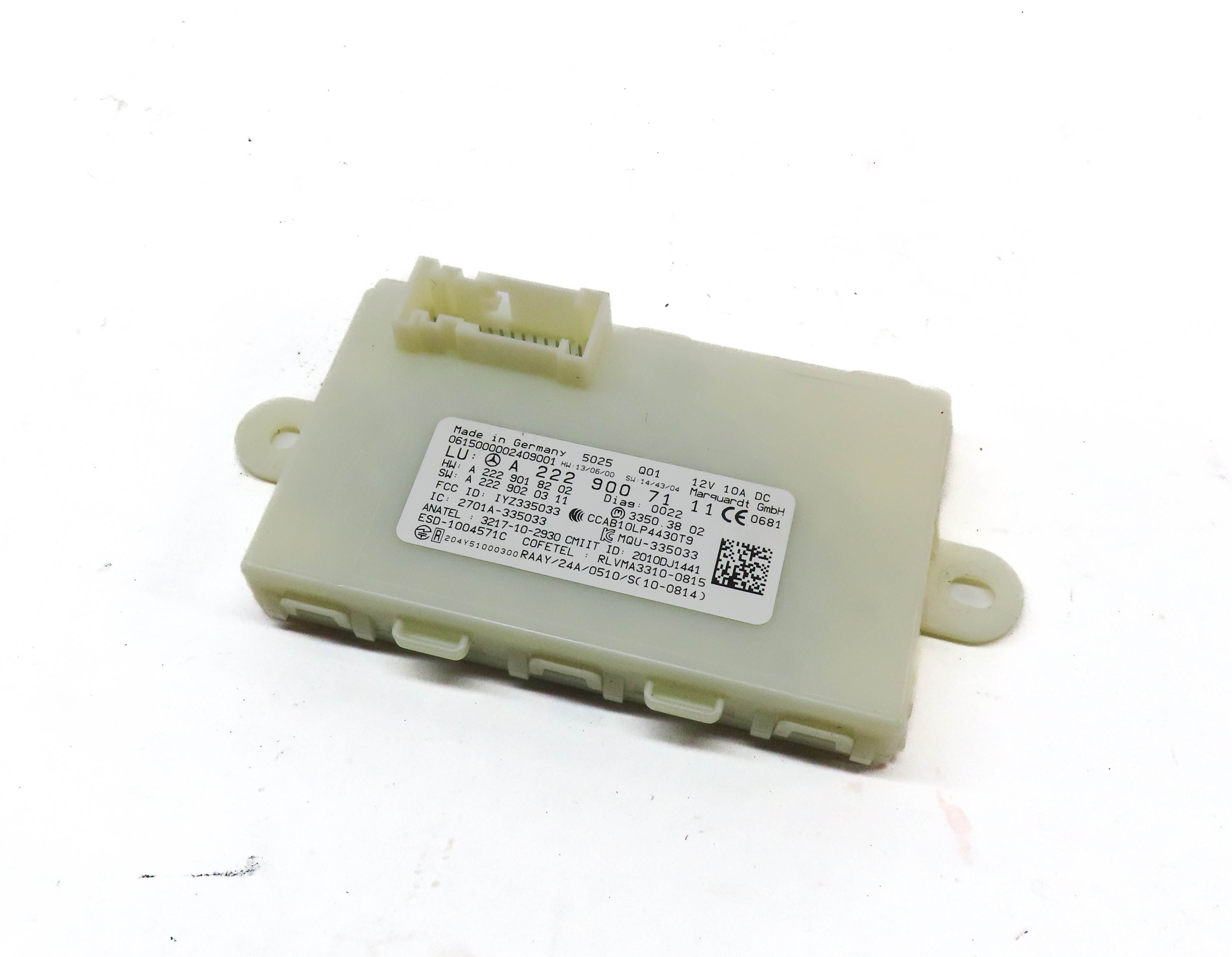 15-19 MERCEDES C300 C400 GLC300 S400 S550 S600 (W205 W222 X253) KEYLESS MODULE — exact item pictured